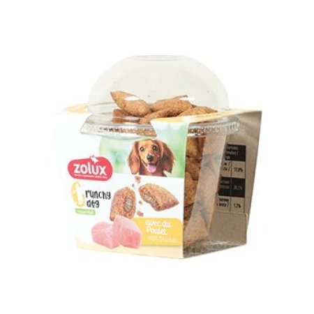 Pochúťka pes CRUNCHY Kurča 75g Zolux