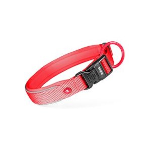 Obojok pes PREMIUM Nylon 15mm/30-35cm červená Zolux