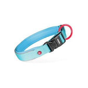 Obojok pes PREMIUM Nylon 15mm/30-35cm tyrkysová Zolux