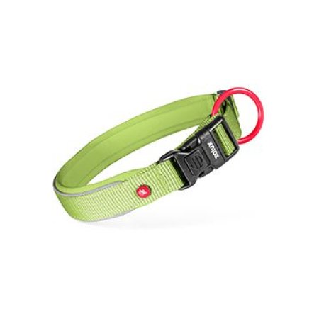 Obojok pes PREMIUM Nylon 15mm/30-35cm sv.zelená Zolux