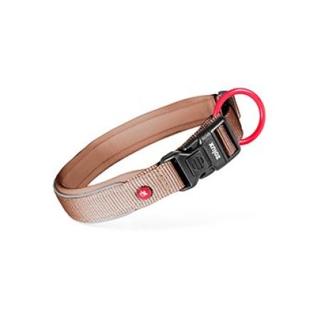 Obojok pes PREMIUM Nylon 25mm/45-50cm hnedá Zolux