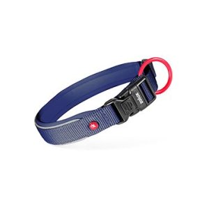 Obojok pes PREMIUM Nylon 25mm/50-55cm modrá Zolux