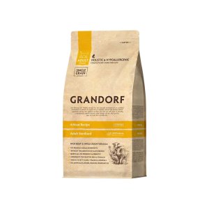 Grandorf granule pre mačky Adult Sterilised - 4 druhy mäsa 400g