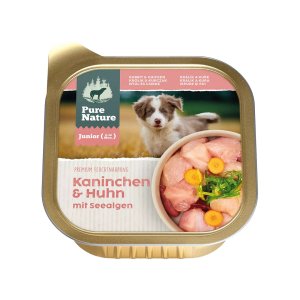 Pure Nature Dog Junior paštéta Králik a Kurča 150g