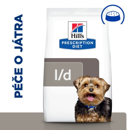 Hill’s Prescription Diet l/d Starostlivosť o pečeň granule pre psov 1.5 kg (EXPIRÁCIA 02/2026)