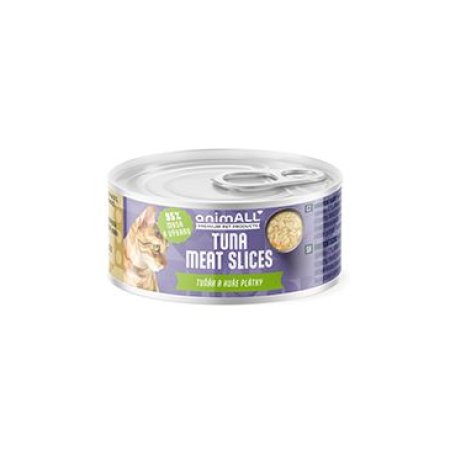 animALL konzerva mačka Tuniak a kura plátky 80g