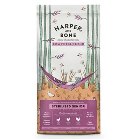 H&B Cat Senior Sterilised Flavours Farm 2kg
