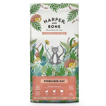 H&B Cat Adult Sterilised Flavours Farm 5kg
