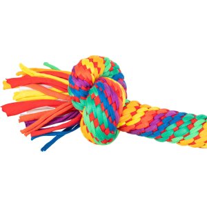 Hracia činka / preťahovadlo 61 cm, 4 uzly, multikolor - LIMITOVANÁ PONUKA