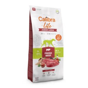 Calibra Dog Life Junior Large Fresh Beef 12kg (POŠKODENÝ OBAL)