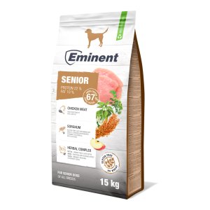 Eminent Senior 15 + 2 kg NEW (POŠKODENÝ OBAL, váha 16,5 kg)