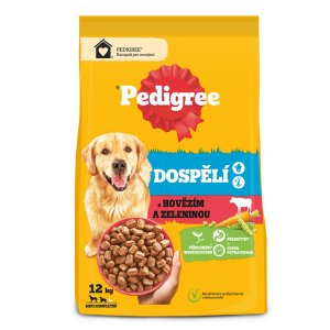 Pedigree granule M/L Adult hovädzie so zeleninou 12 kg (POŠKODENÝ OBAL)