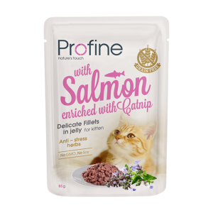 Profine Kitten pouch fillets in jelly with Salmon 85g