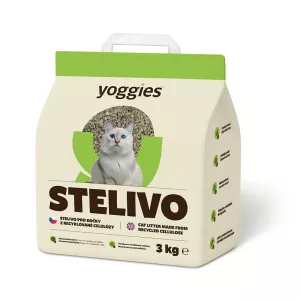 Yoggies Ekologické stelivo pro kočky 3kg