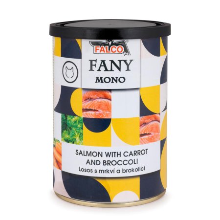 FANY MONO losos s mrkvou a brokolicou 400g
