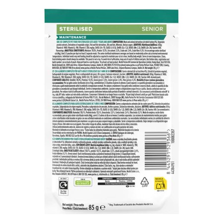 Pro Plan Sterilised Senior 7+ Longevis kapsičky pro kočky krůta paštika 26 x 85 g