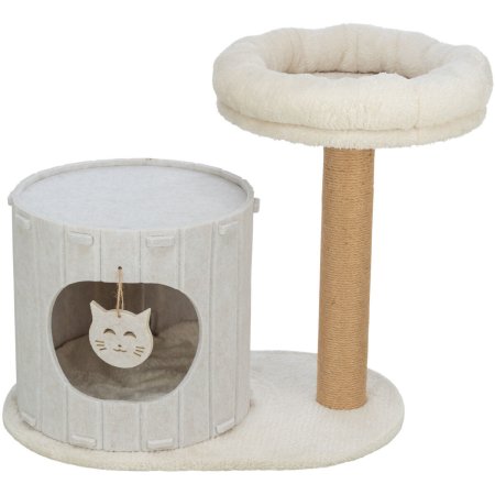 Škrabadlo FILIA s filcovým domčekom, 58 × 37 cm, výška: 52 cm, krémová