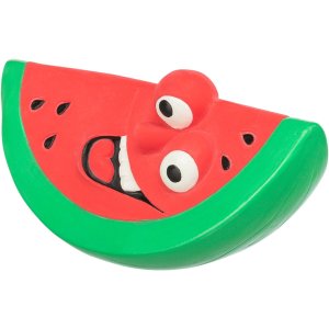 Vodný melón, latexová hračka so zvukom, 15,5 cm