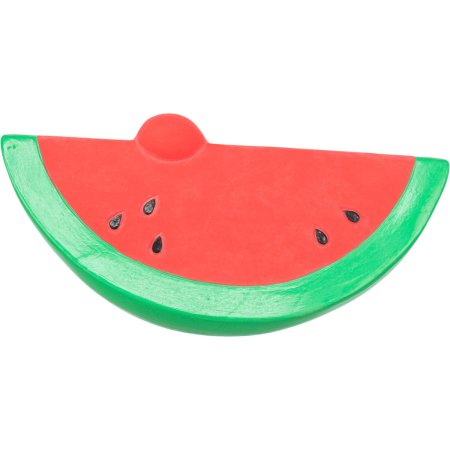Vodný melón, latexová hračka so zvukom, 15,5 cm