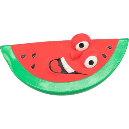 Vodný melón, latexová hračka so zvukom, 15,5 cm