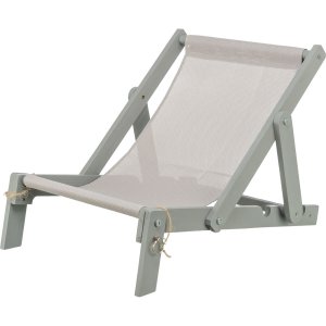 Vonkajšie plážové kreslo pre mačky, 33 × 37 × 51 cm, do 15 kg, sivá