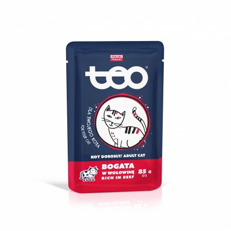TEO kapsička kočka hovězí 85g