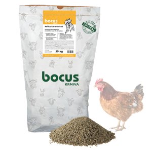 BOCUS Kurice K2 G drvené - 25 kg XY