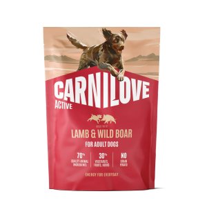 Carnilove Active Dog Dry Made with Lamb & Wild Boar for Adult All Breeds 1,5 kg