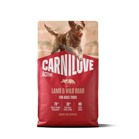 Carnilove Active Dog Dry Made with Lamb & Wild Boar for Adult All Breeds 4 kg