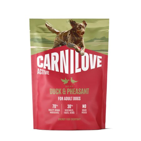 Carnilove Active Dog Dry Made with Duck & Pheasant for Adult All Breeds 1,5 kg