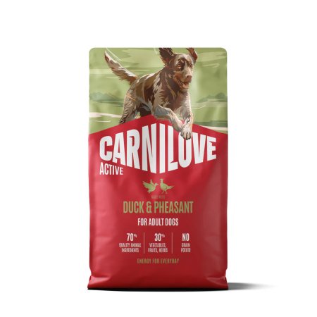 Carnilove Active Dog Dry Made with Duck & Pheasant for Adult All Breeds 4 kg