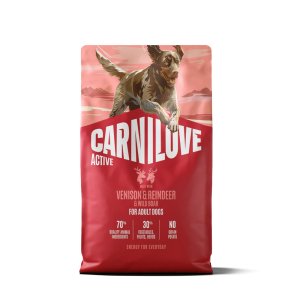 Carnilove Active Dog Dry vyrobené with Venison & Reindeer & Wild Boar pre Active Adult All Breeds 4 kg