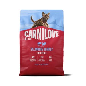 Carnilove Active Cat Dry Made with Salmon & Turkey for kittens 2 kg