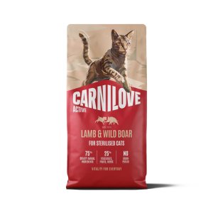 Carnilove Active Cat Dry Made with Lamb & Wild boar for Sterilised Adult All Breeds 6 kg