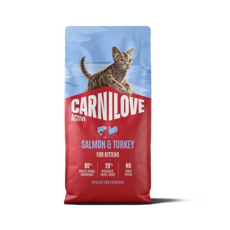 Carnilove Active Cat Dry Made with Salmon & Turkey for kittens 6 kg