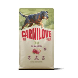 Carnilove True Fresh Dog Dry Duck pre Adult Small Breeds 4 kg