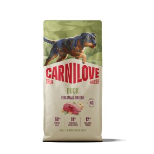 Carnilove True Fresh Dog Dry Duck pre Adult Small Breeds 12 kg