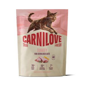 Carnilove True Fresh Cat Dry Turkey for Sterilised Adult All Breeds 400 g