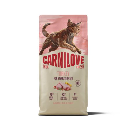 Carnilove True Fresh Cat Dry Turkey for Sterilised Adult All Breeds 6 kg