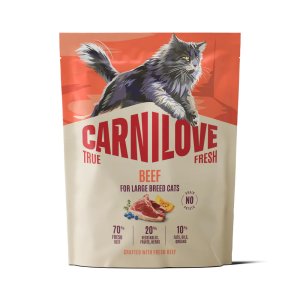 Carnilove True Fresh Cat Dry Beef pre Adult Large Breeds 400 g