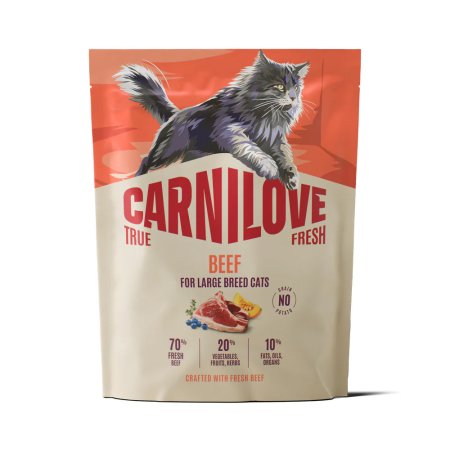 Carnilove True Fresh Cat Dry Beef pre Adult Large Breeds 400 g