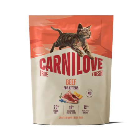 Carnilove True Fresh Cat Dry Beef for Kittens 400 g