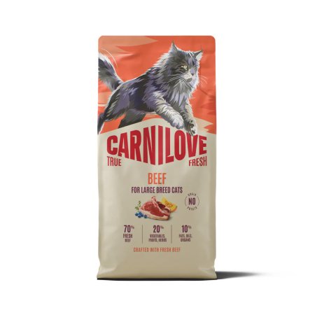 Carnilove True Fresh Cat Dry Beef for Adult Large Breeds 6 kg