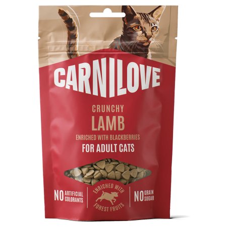 Carnilove Cat Crunchy Snack Lamb enriched with Blackberries 50 g