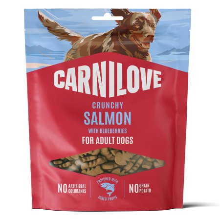 Carnilove Dog Crunchy Snack Salmon with Blueberries 200 g