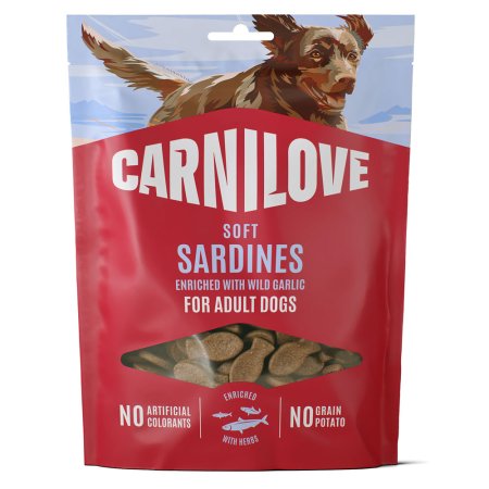 Carnilove Dog Soft snack Sardines enriched with Wild garlic 200 g