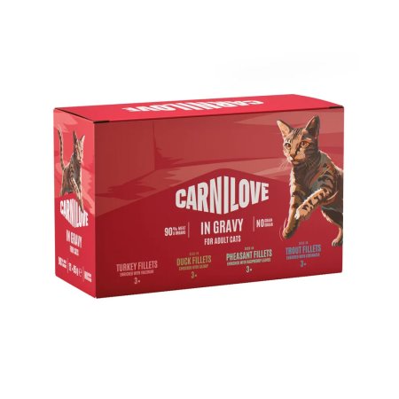 Carnilove Cat Pouch Jelly MULTIPACK 12 x 85 g