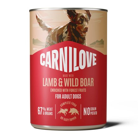 Carnilove Dog Can Paté Made with Lamb & Wild Boar 400 g
