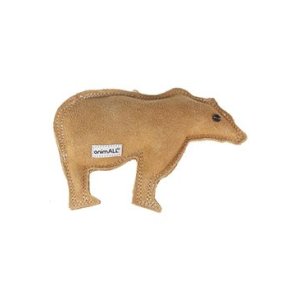 Hračka pes animALL Medveď koža, natural 23x16cm
