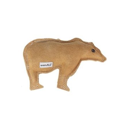 Hračka pes animALL Medveď koža, natural 23x16cm